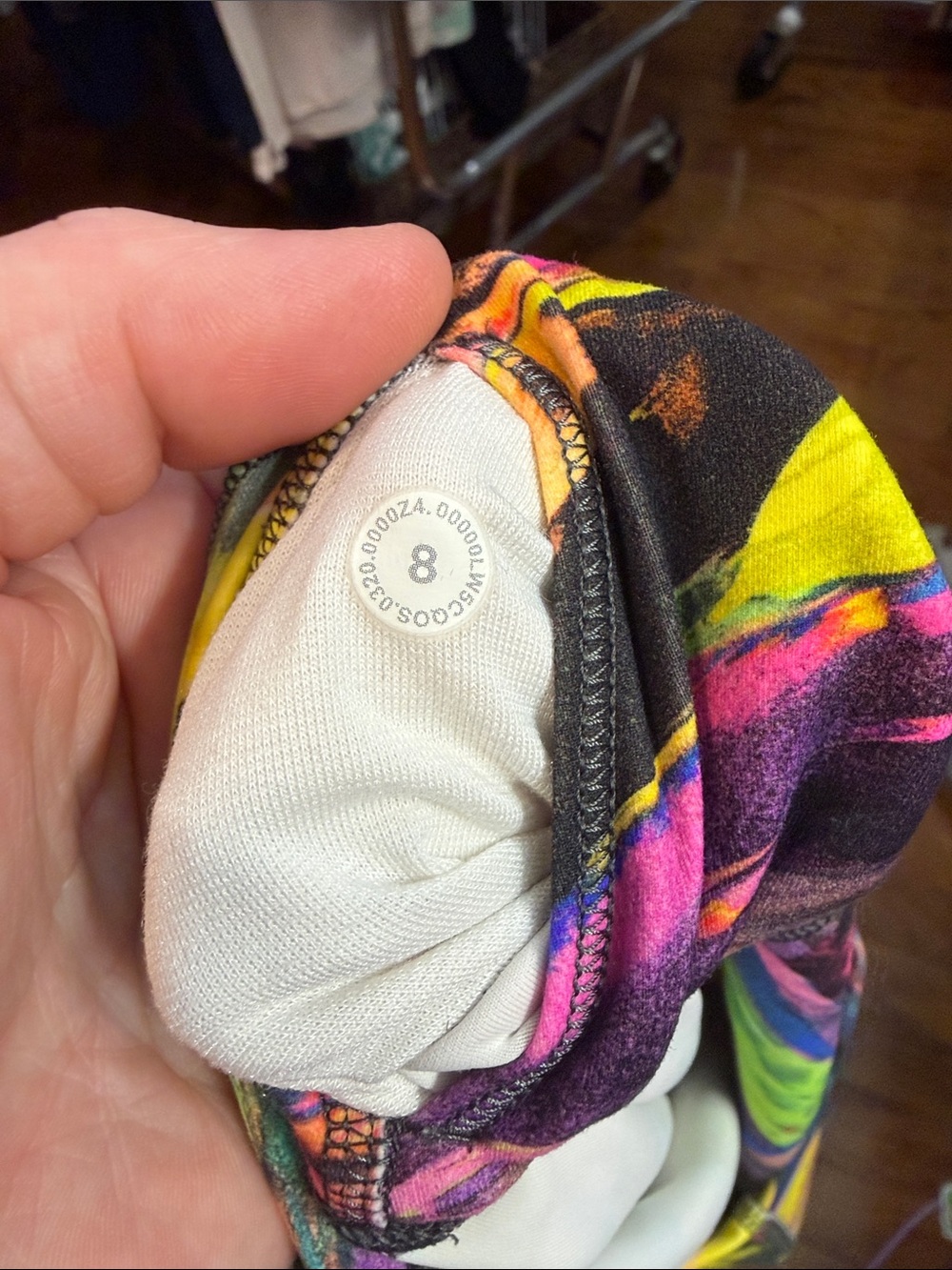 90. Lululemon Wunder Train High-Rise Tight 25" Catalyst Multi size 8 - Picture 6 of 11